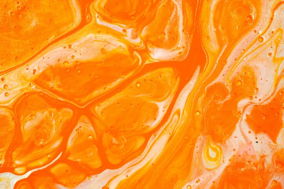 Orange liquid